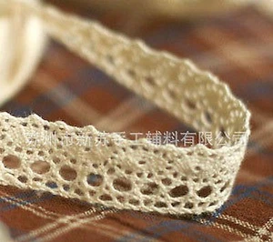 1 meter DIY cotton linen embellishment embroidery deco lace trim edge 1.8cm - Picture 1 of 3