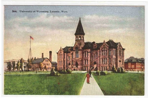 Postal Laramie de la Universidad de Wyoming WY 1910c - Imagen 1 de 1