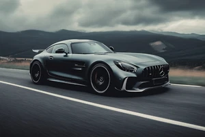 Mercedes-AMG GT Black Serie 4, Wandbild, Superauto, Home 16x24, 24x36 Poster - Bild 1 von 1