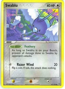 2x (EMERALD-067) Swablu (C) Pokemon EX Carta Smeraldo # 67 - Foto 1 di 1
