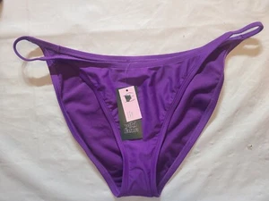 Bikini donna linguetta laterale gamba alta sfacciato fondo - Wild Fable viola taglia XL - Foto 1 di 6