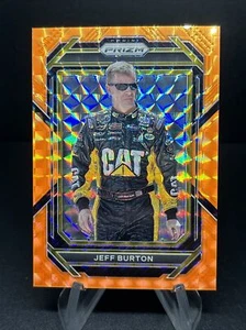 2023 Prizm Racing Jeff Burton ORANGE REACTIVE PRIZM #52 - Picture 1 of 2