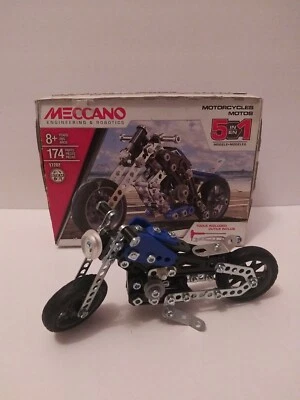 Meccano Engineering & Robotics Motorcycles Motos 5 In 1 - Image 1 of 4