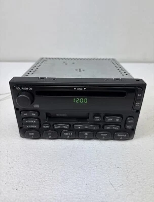 Ford F-150 AM FM 2001-2003 reproductor de CD receptor de radio casete OEM probado Foto 1 de 4