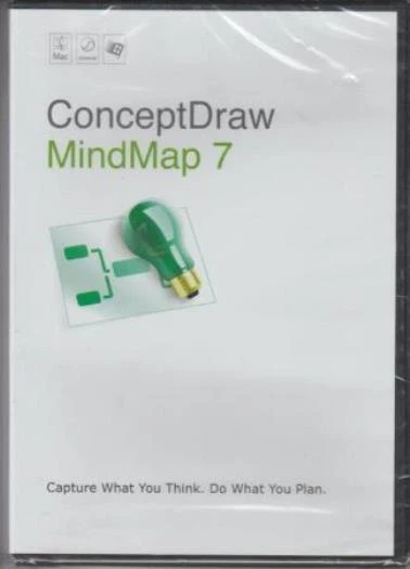 Conceptdraw MindMap 7 PC MAC DVD organize ideas data brainstorm plan tool SEALED - Image 1 of 1