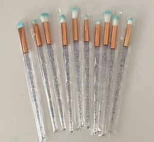 Bundle 10pcs foundation makeup brushes set powder brush with soft fibre hair - Picture 1 of 5