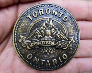 Hebilla de cinturón de colección CANADÁ'S WONDERLAND TAFT diversión Paramount Ontario RARA EN MUY BUEN ESTADO+ - Imagen 1 de 4