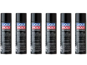 6x Liqui Moly 500ml Pulitore Catena e Freni Moto Originale Cleaner 1602 - Foto 1 di 5