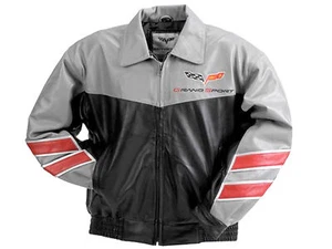 Bomber Corvette C6 Grand Sport in pelle intarsiata - Foto 1 di 2