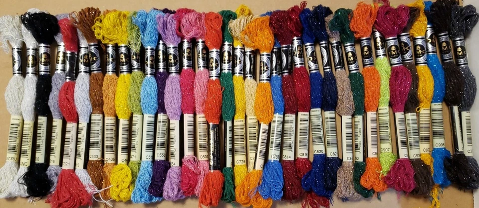 Lot of DMC Etoile Floss 35 Skeins New Cross Stitch Embroidery  complete set - Image 1 of 1