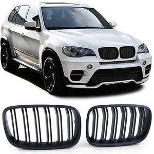Rejilla De Deporte Doble Rendimiento Mate Compatible Con BMW X5 E70 X6 E71 - Imagen 1 de 7