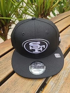 San Francisco 49ers Niners New era 9fifty Black White Shadow Snapback Hat cap - Picture 1 of 4