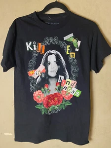 SELENA GOMEZ Kill Them With Kindness Black Unisex T-Shirt SZ S-NWOT - Picture 1 of 6