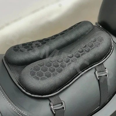 Waterproof Motorcycle TPE Gel Seat Cushion Absorption Pressure Relief Anti Slip - Image 1 of 4