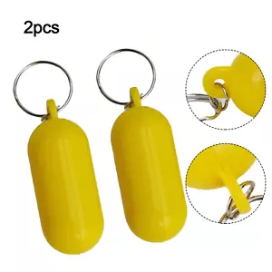2 x Floating Keyring Fender Buoyant Key Ring/Marine Sailing Boat Float Key Chain - Picture 1 of 3