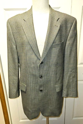 LAUREN ~ ~ RAPLH LAUREN ~ ~ 100% ягнят шерсти ~ Blazer ~ ~ спортивная куртка ~ ~ мужской 44L ~ коричневый мульти - Изображение 1 из 4