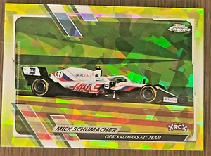 2021 Mick Schumacher Topps Chrome Sapphire Formula 1 F1 Card #112 /199 RC Rookie - Picture 1 of 2