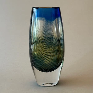 Mid Century Swedish Orrefors Art Glass Kraka Vase by Sven Palmqvist - Picture 1 of 4