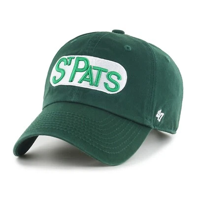 47 Brand Toronto St. Pats Clean Up Hat! NHL Dad Cap Maple Leafs Strap Green - Image 1 of 2