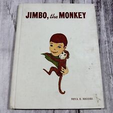 Jimbo, The Monkey - Neva E. Rhodes, Celeste K Foster 1970 T.S. Denison RARE Kids