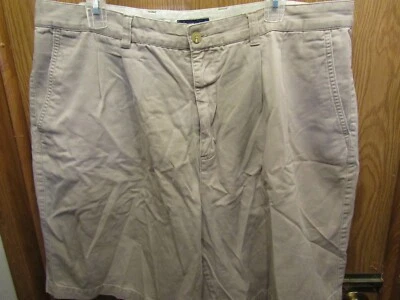 MENS CATALINA NAVIGATOR PLEATED 100% COTTON PUTTY SHORTS SIZE 40X8 - Image 1 of 4