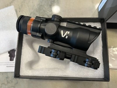VIGILANCE INNOVATIONS V INNOVATIONS 4x32 Fiber Optic Rifle Scope QD Optic Red BDC Reticle Sight