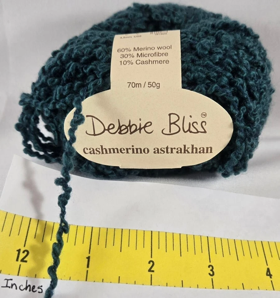 Debbie Bliss Yarn Cashmerino Astrakhan 60%Merino Wool 30%Microfibre 10%Cashmere - Image 1 of 1