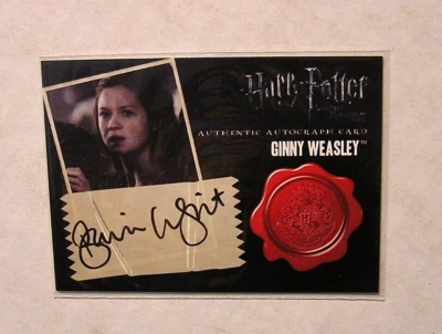 Harry Potter-Bonnie Wright-Ginny Weasley-DH Pt2-Movie-Signature-Autograph Card - Image 1 of 2