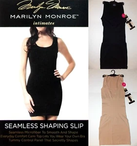 NWT Marilyn Monroe Seamless Shaping Slip with tummy control panel S,M,L,XL - Picture 1 of 12
