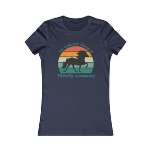 My Icelandic Horse is Töltally awesome Islandpferd T-Shirt Geschenk Islandpferde - Picture 1 of 9