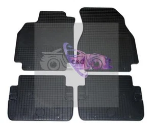 TAPPETI TAPPETINI KIT TAPPETINI 4PZ IN GOMMA PER RENAULT MEGANE II 3/5/SW 02>08 - Foto 1 di 2