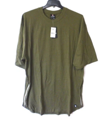 Southpole Shirt Mens 4XB (52" Chest) Olive Green Zipper Side X SKINNY Long New - Image 1 of 3