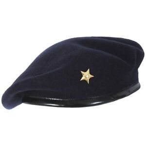 Woollen French Traditional Army Style Che Guevara Classic European Beret Blue