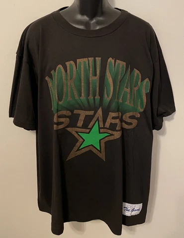 Vintage 90s MINNESOTA NORTH STARS The GAME T-SHIRT NWT NEW OldStock Oversized XL Cover
