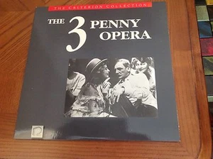 THE 3 PENNY OPERA CRITERION COLLECTION LASERDISC - Picture 1 of 1