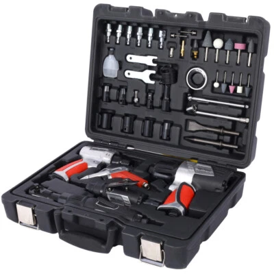 44-Piece Professional Air Tool Accessory Kit - Impact Wrench, Ratchet, Grinder - Image 1 of 4