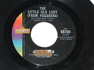 45 RPM Jan & Dean My Mighty GTO, Old Lady From Pasadena Liberty Vinyl 55704 VG - Picture 1 of 4