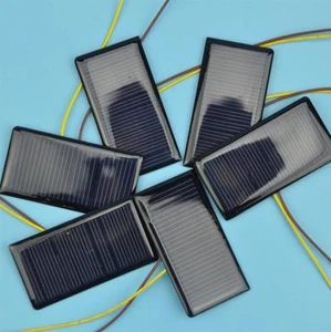 5V 60mA 68*36 Micro Mini Solar Cell Panel Battery Charger for DIY Projects 10PCS - Picture 1 of 6
