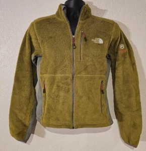 North Face Jacke Damen mittelgrün Summit Serie Fleece Sherpa Wandermantel - Bild 1 von 7