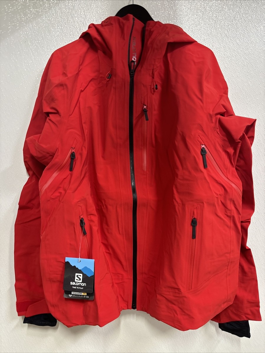 Salomon Mens Red OutlawPro 3L Jacket Size XL #AA1A | eBay