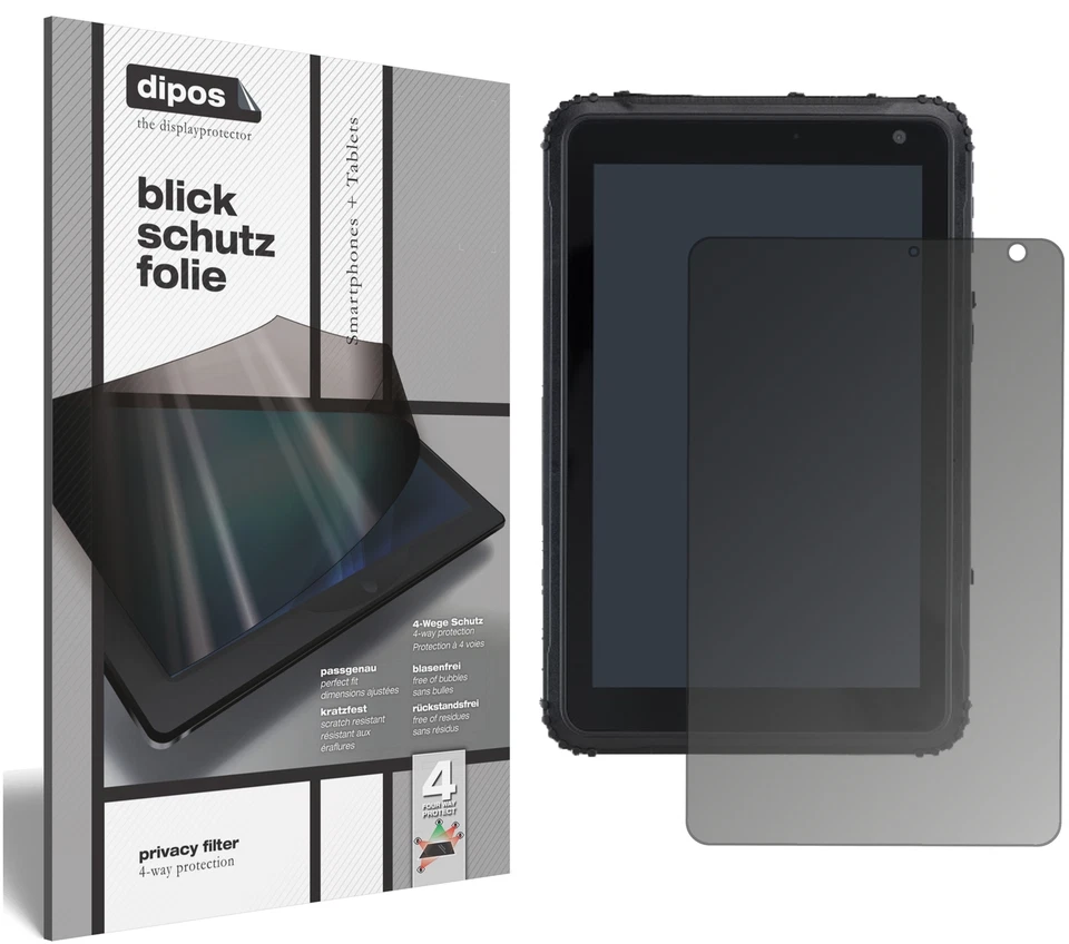 Screen Protector for Caterpillar T20 Privacy Filter 4-Way Protection dipos - Image 1 of 4