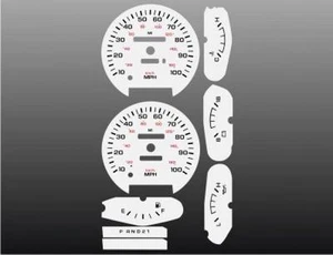 White Face Gauges for 1990-1993 Dodge Ram - Foto 1 di 4