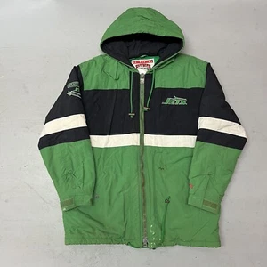 Vintage 90s NFL Gameday By Nutmeg Sportswear New York Jets Puffer Jacket Large - Bild 1 von 14