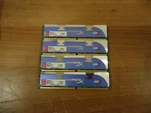 PC retro Kingston HyperX 8 GB DDR2 4x2 GB 800 MHz CL5 1,85 V KHX6400D2/2G - 1 - Imagen 1 de 7