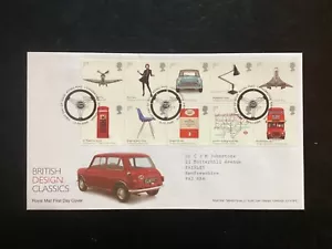 GB 2009 Design Classics FDC, marca Royal Mail, Longbridge especial Pmk (K827#2) - Imagen 1 de 1