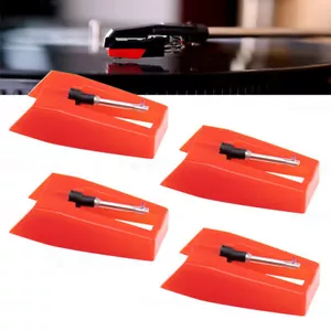 4X Stück Plattenspieler Nadel Ersatznadel für Schallplattenspieler Tonabnehmer - Bild 1 von 12