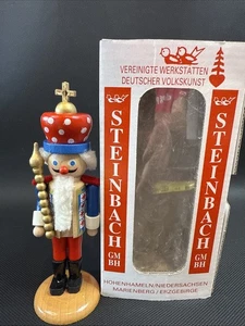 Steinbach Miniature Wooden Nutcracker King Figure 5 1/2” Tall - Picture 1 of 7