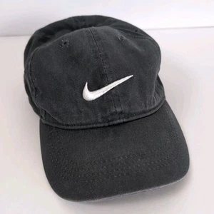 Nike Just Do It Cap Hat Kids Size 4-7 Adjustable 100% Cotton Black - Picture 1 of 2