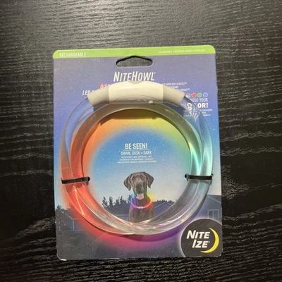 Nite Ize NiteHowl NHOR-07S-R3 LED Dog Collar Rechargeable Safety Disc-O Select - Image 1 of 2