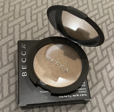 BECCA Shimmering Skin Perfector Pressed Highlighter TOPAZ 8g 0.28 oz NIB - Image 1 of 3